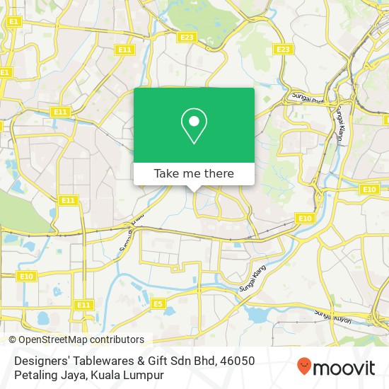 Designers' Tablewares & Gift Sdn Bhd, 46050 Petaling Jaya map