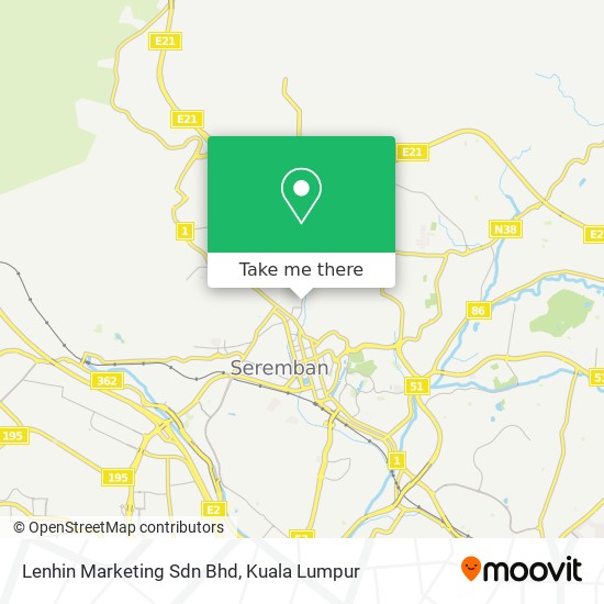 Lenhin Marketing Sdn Bhd map