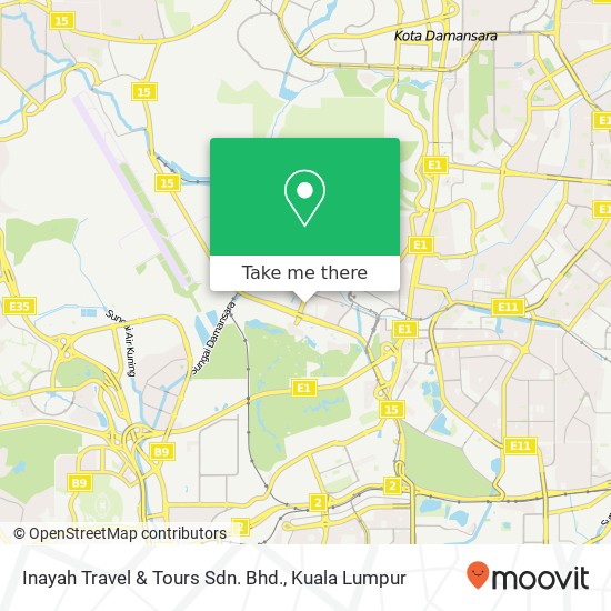 Peta Inayah Travel & Tours Sdn. Bhd.