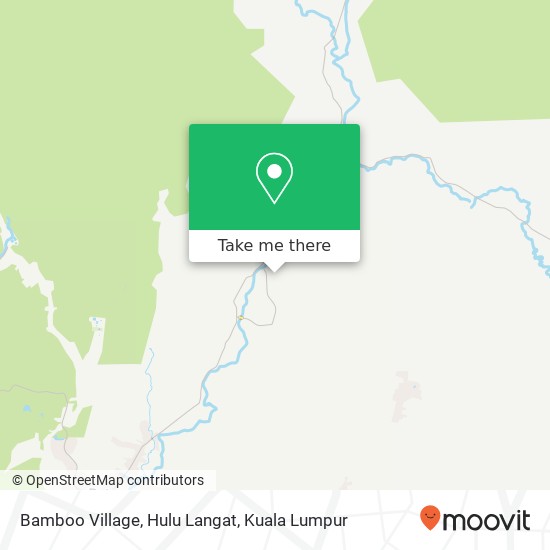 Bamboo Village, Hulu Langat map