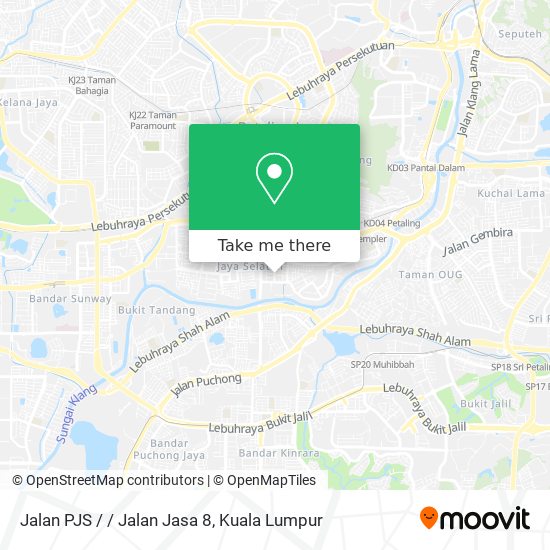Jalan PJS / / Jalan Jasa 8 map