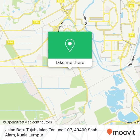 Jalan Batu Tujuh Jalan Tanjung 107, 40400 Shah Alam map