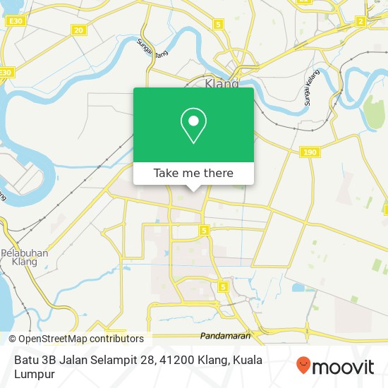 Peta Batu 3B Jalan Selampit 28, 41200 Klang