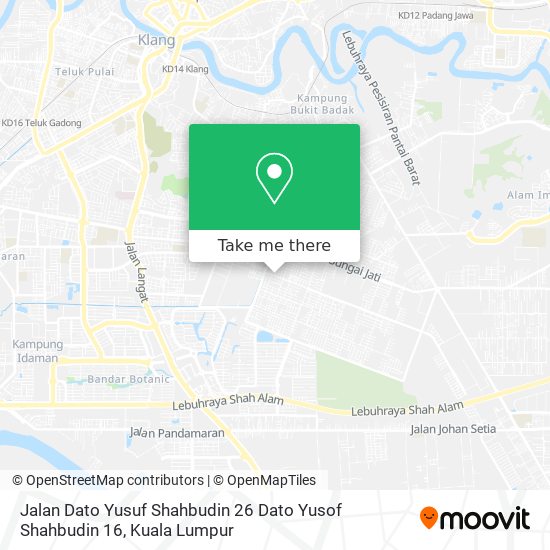 Jalan Dato Yusuf Shahbudin 26 Dato Yusof Shahbudin 16 map