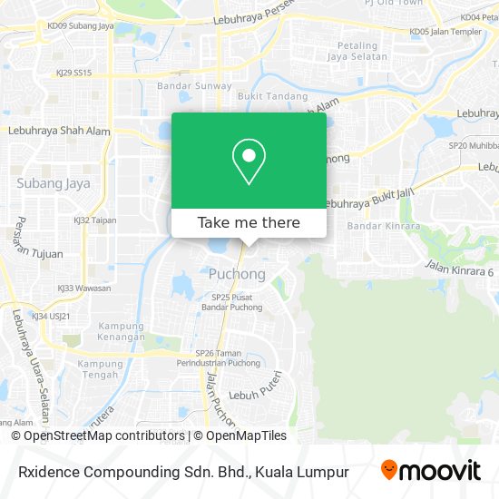 Rxidence Compounding Sdn. Bhd. map