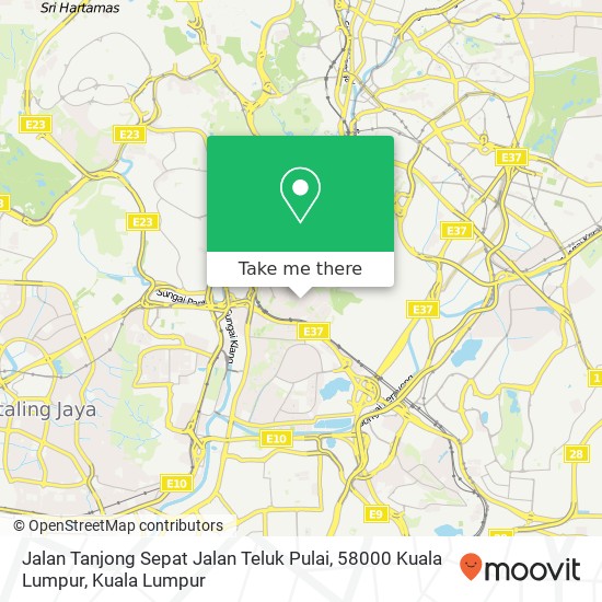 Jalan Tanjong Sepat Jalan Teluk Pulai, 58000 Kuala Lumpur map