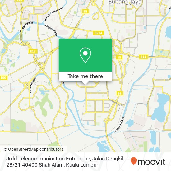Jrdd Telecommunication Enterprise, Jalan Dengkil 28 / 21 40400 Shah Alam map