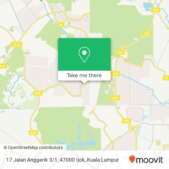 17 Jalan Anggerik 3 / 1, 47000 Ijok map