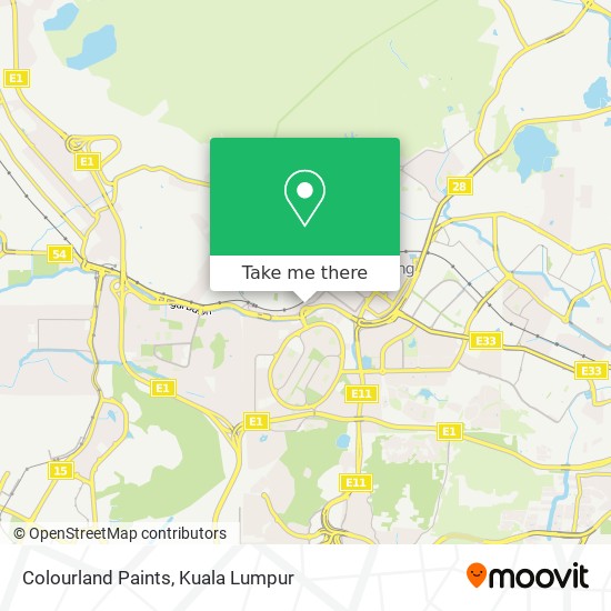 Colourland Paints map