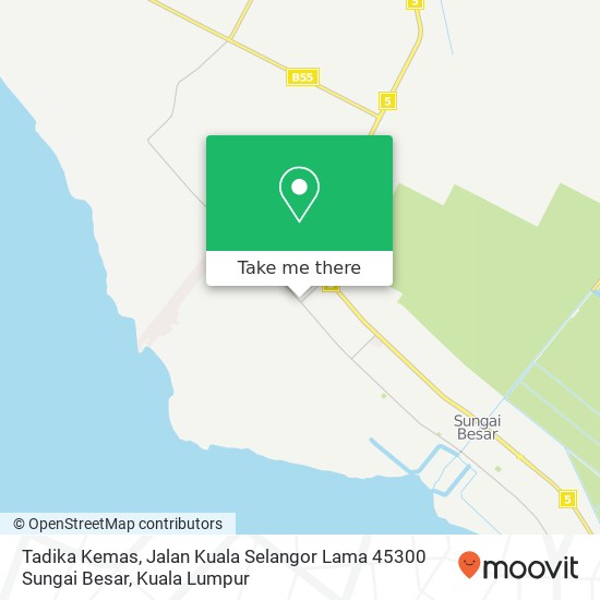 Tadika Kemas, Jalan Kuala Selangor Lama 45300 Sungai Besar map