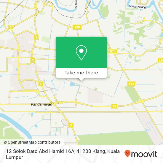 12 Solok Dato Abd Hamid 16A, 41200 Klang map