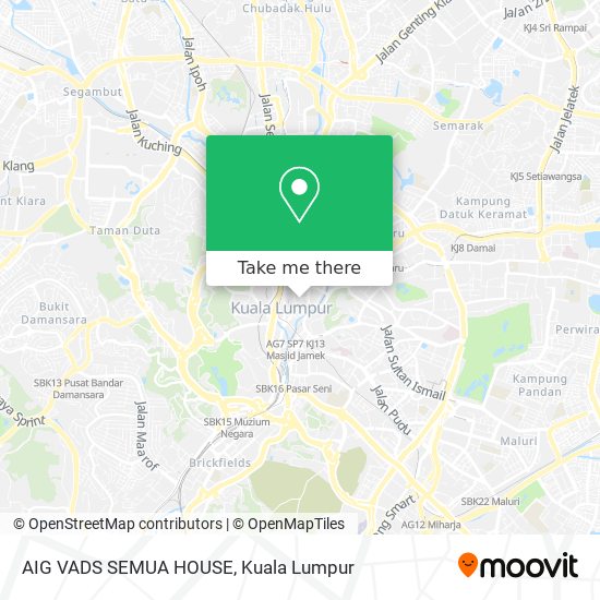 AIG VADS SEMUA HOUSE map