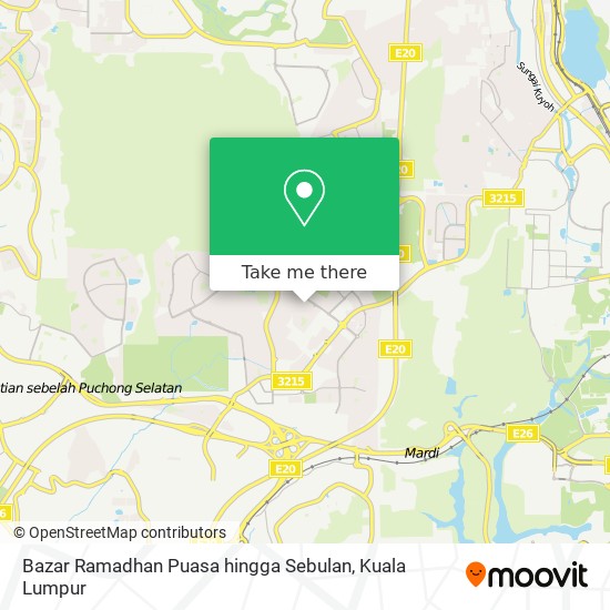 Bazar Ramadhan Puasa hingga Sebulan map