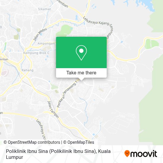 How To Get To Poliklinik Ibnu Sina Polikilinik Ibnu Sina In Seremban By Bus Or Train