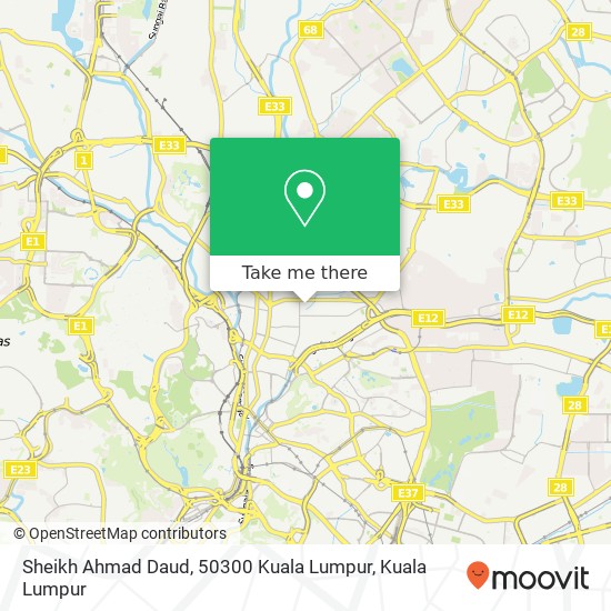 Sheikh Ahmad Daud, 50300 Kuala Lumpur map