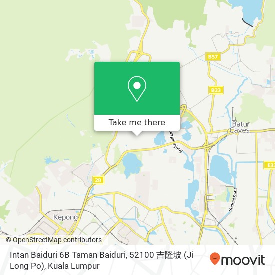 Intan Baiduri 6B Taman Baiduri, 52100 吉隆坡 (Ji Long Po) map