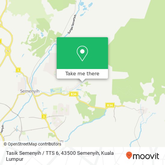 Tasik Semenyih / TTS 6, 43500 Semenyih map