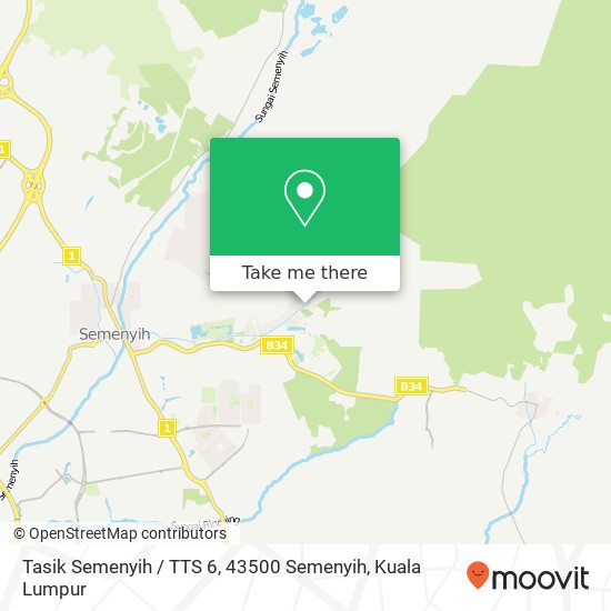 Peta Tasik Semenyih / TTS 6, 43500 Semenyih