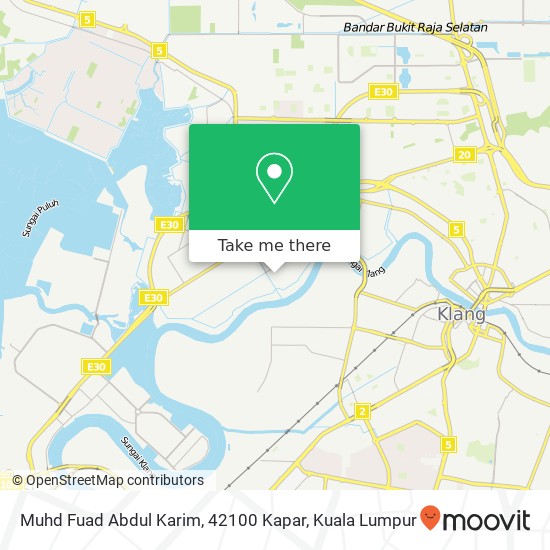 Muhd Fuad Abdul Karim, 42100 Kapar map