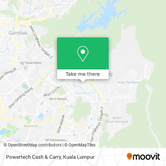 Powertech Cash & Carry map