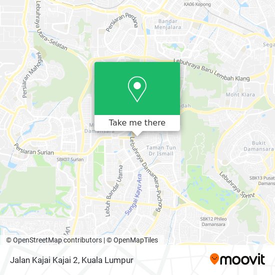 Jalan Kajai Kajai 2 map