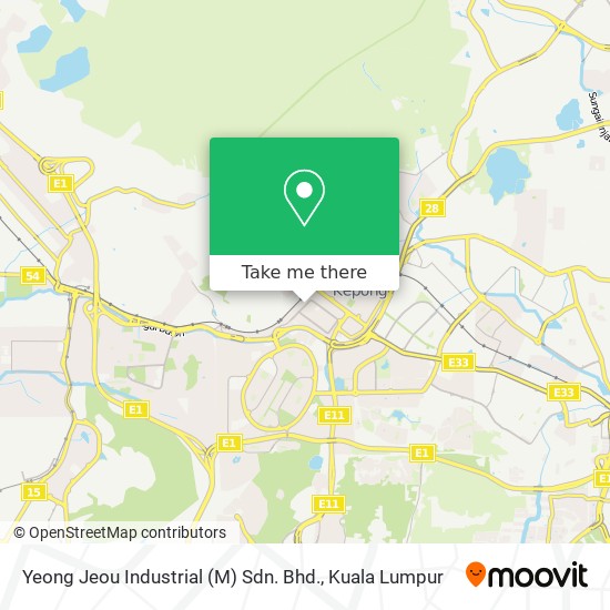 Yeong Jeou Industrial (M) Sdn. Bhd. map