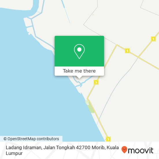 Ladang Idraman, Jalan Tongkah 42700 Morib map