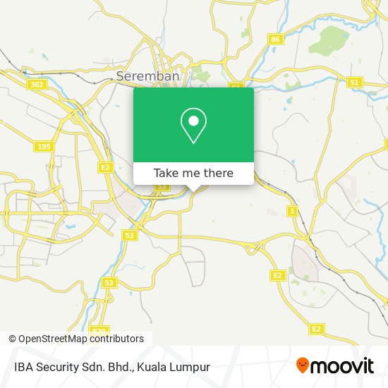 How To Get To Iba Security Sdn Bhd In Seremban By Bus Or Train