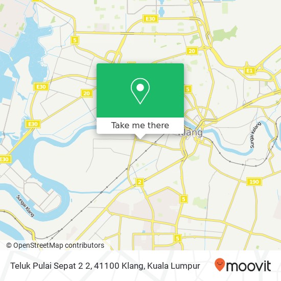 Teluk Pulai Sepat 2 2, 41100 Klang map