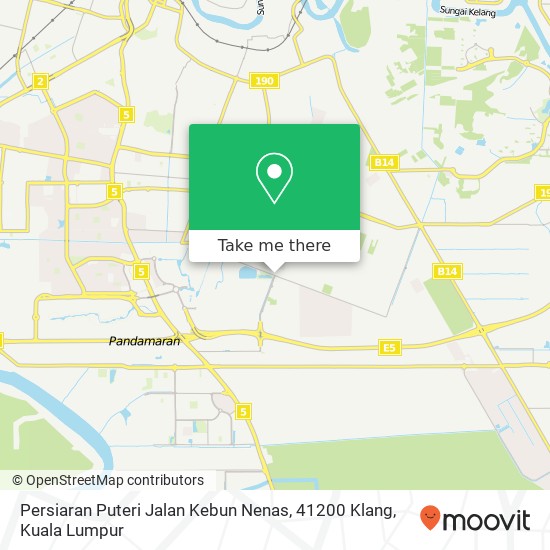 Persiaran Puteri Jalan Kebun Nenas, 41200 Klang map