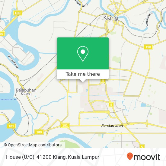 House (U/C), 41200 Klang map