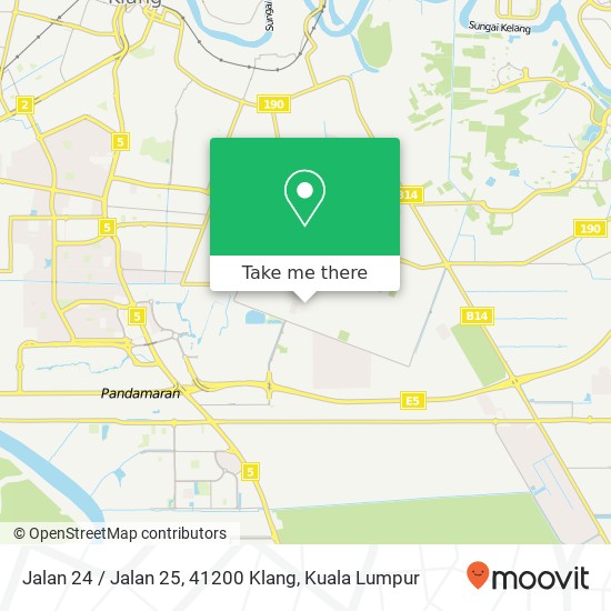 Peta Jalan 24 / Jalan 25, 41200 Klang