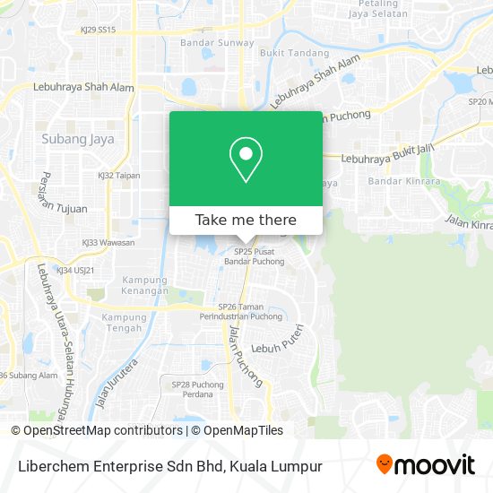 Liberchem Enterprise Sdn Bhd map