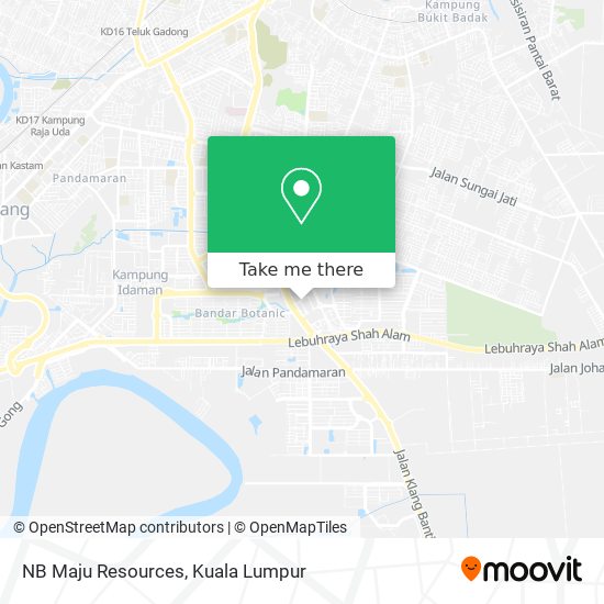 Peta NB Maju Resources