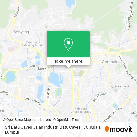 Peta Sri Batu Caves Jalan Industri Batu Caves 1 / 6