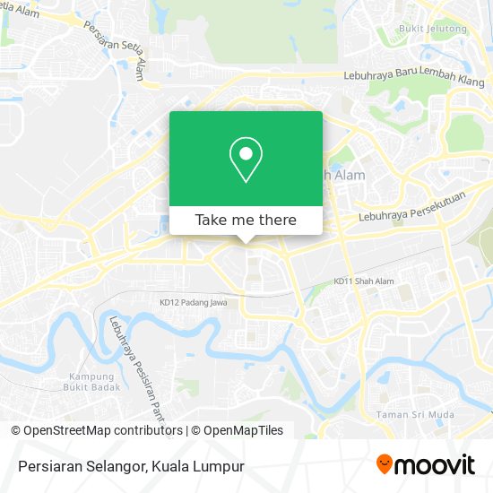 Peta Persiaran Selangor