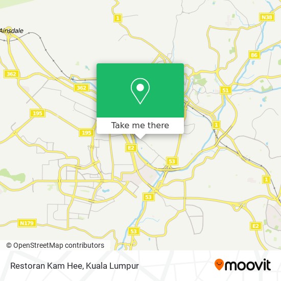 Restoran Kam Hee map