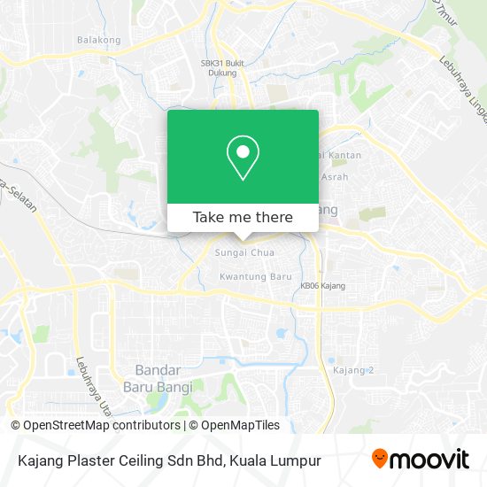 Kajang Plaster Ceiling Sdn Bhd map