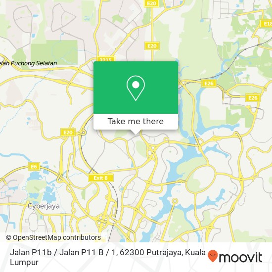 Jalan P11b / Jalan P11 B / 1, 62300 Putrajaya map