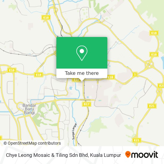 Chye Leong Mosaic & Tiling Sdn Bhd map