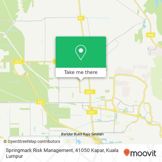 Springmark Risk Management, 41050 Kapar map