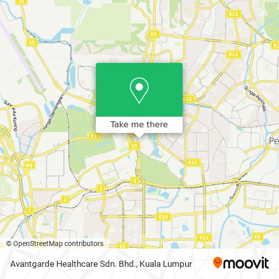 Avantgarde Healthcare Sdn. Bhd. map