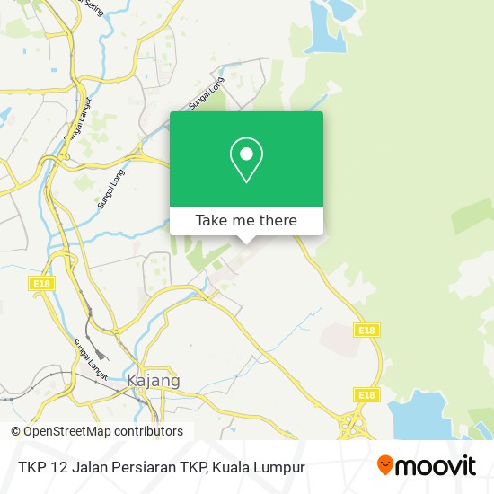 Peta TKP 12 Jalan Persiaran TKP