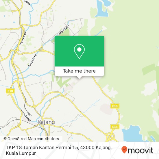 TKP 18 Taman Kantan Permai 15, 43000 Kajang map