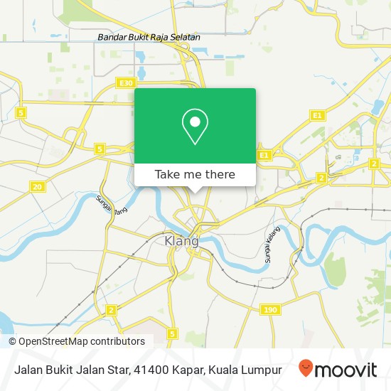 Jalan Bukit Jalan Star, 41400 Kapar map