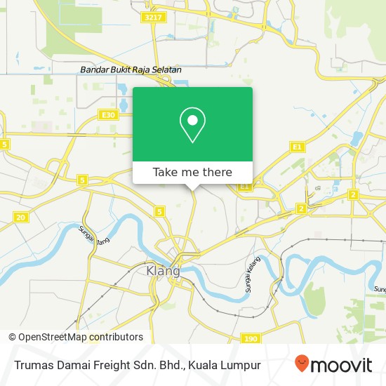 Trumas Damai Freight Sdn. Bhd. map