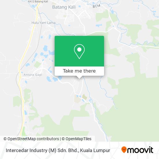 Intercedar Industry (M) Sdn. Bhd. map