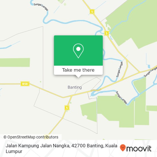 Peta Jalan Kampung Jalan Nangka, 42700 Banting