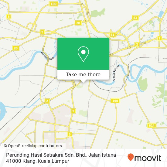 Perunding Hasil Setiakira Sdn. Bhd., Jalan Istana 41000 Klang map