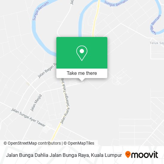 Jalan Bunga Dahlia Jalan Bunga Raya map
